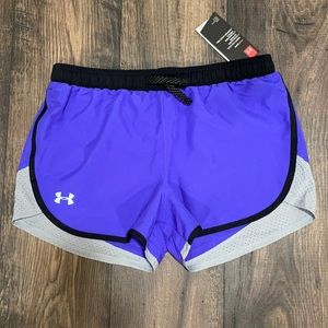 Purple under armour shorts youth xl